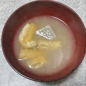 大根と油揚げの味噌汁